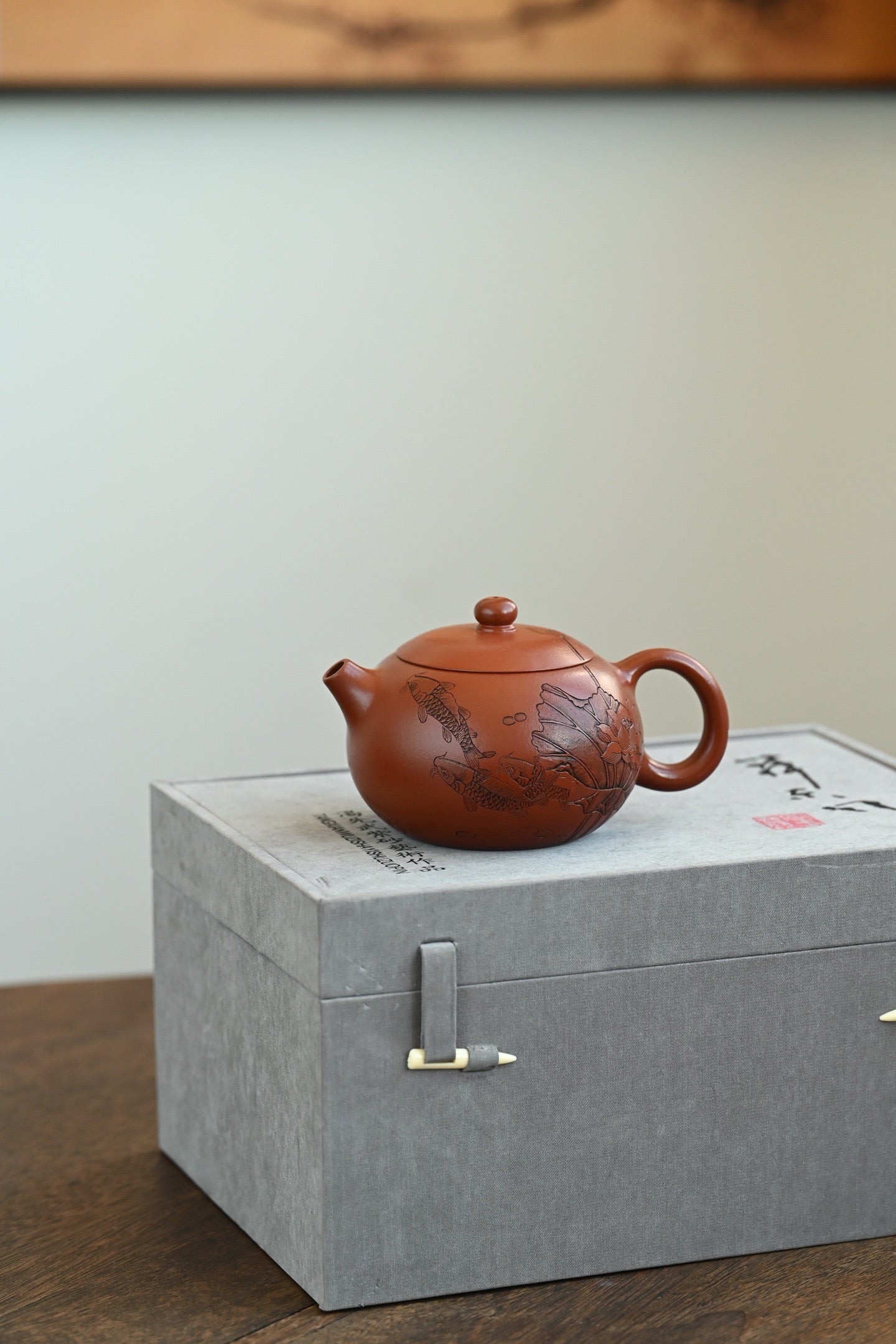 玉乳西施·全手工 正高工许学芳作品容量310cc/一厂大红袍
