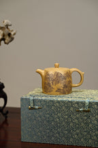 井栏·全手工/江苏省陶瓷艺术名人正高工许学芳作品 ; /容量360cc/一厂紫泥