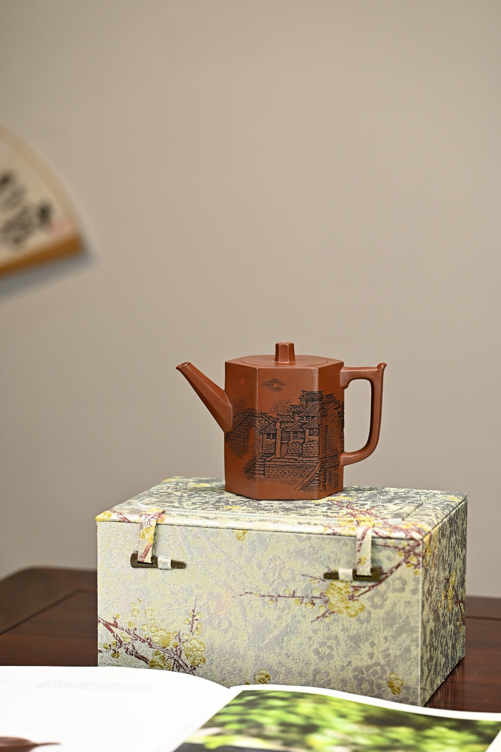 六方水乡·全手工/正高工许学芳作品 容量410cc/一厂红泥