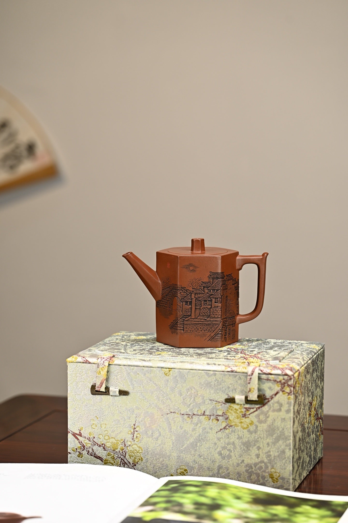 六方水乡·全手工/正高工许学芳作品 容量410cc/一厂红泥