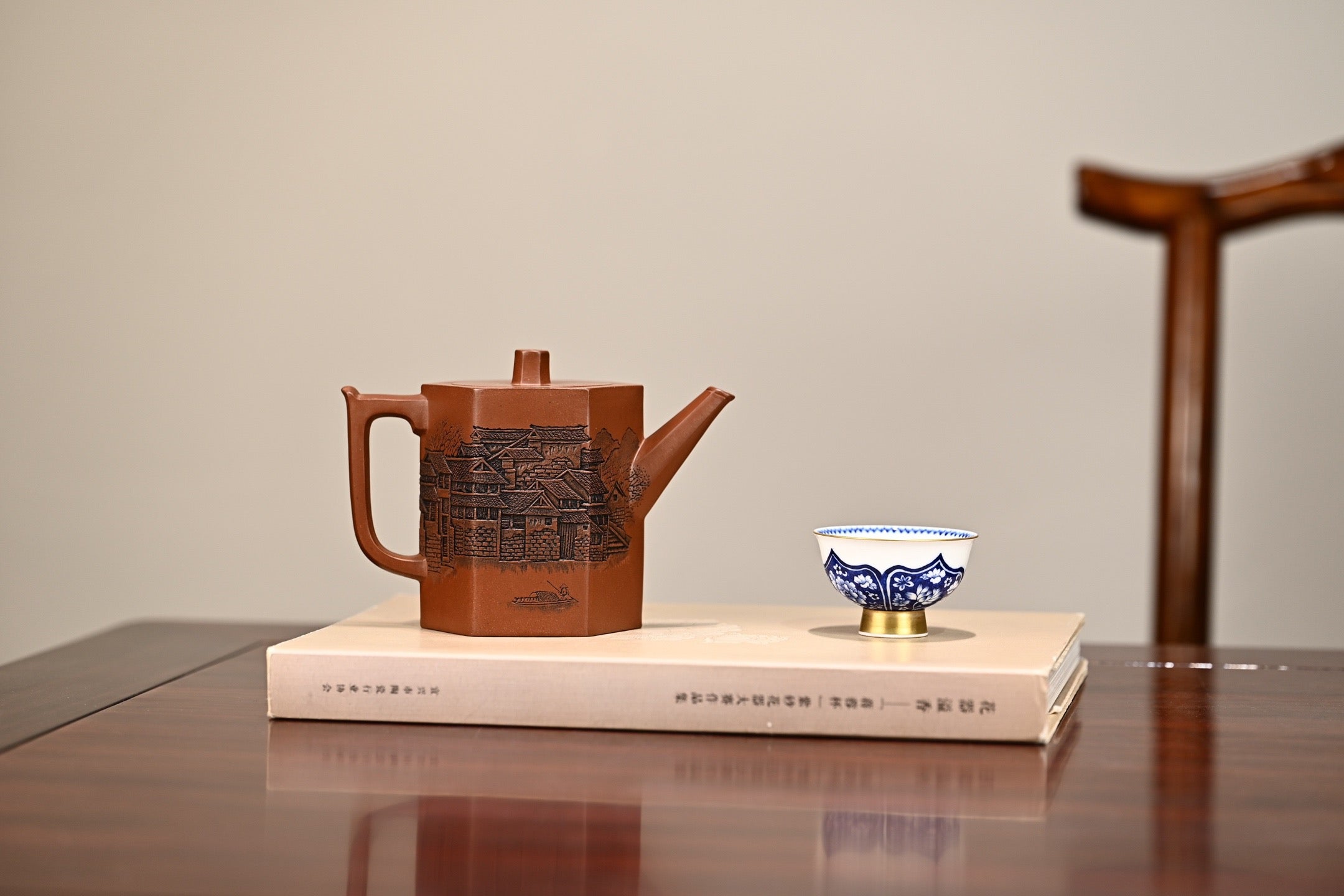 六方水乡·全手工/正高工许学芳作品 容量410cc/一厂红泥
