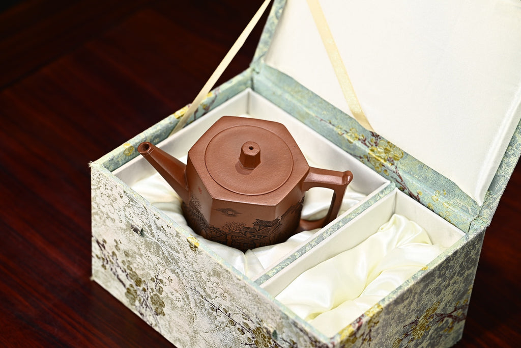 六方水乡·全手工/正高工许学芳作品 容量410cc/一厂红泥