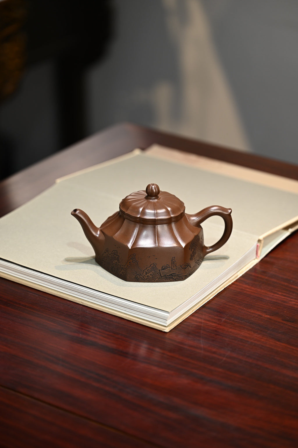 六方水仙·全手工 正高工许学芳作品 容量430cc/一厂紫泥