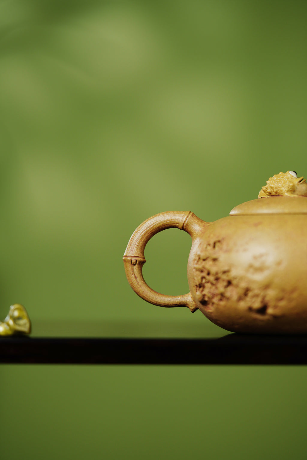 中国紫砂界原创花器艺术名家·陈真趣味臻品《见喜供春壶》藏礼双绝 未来可期 原矿优质老段泥·150cc