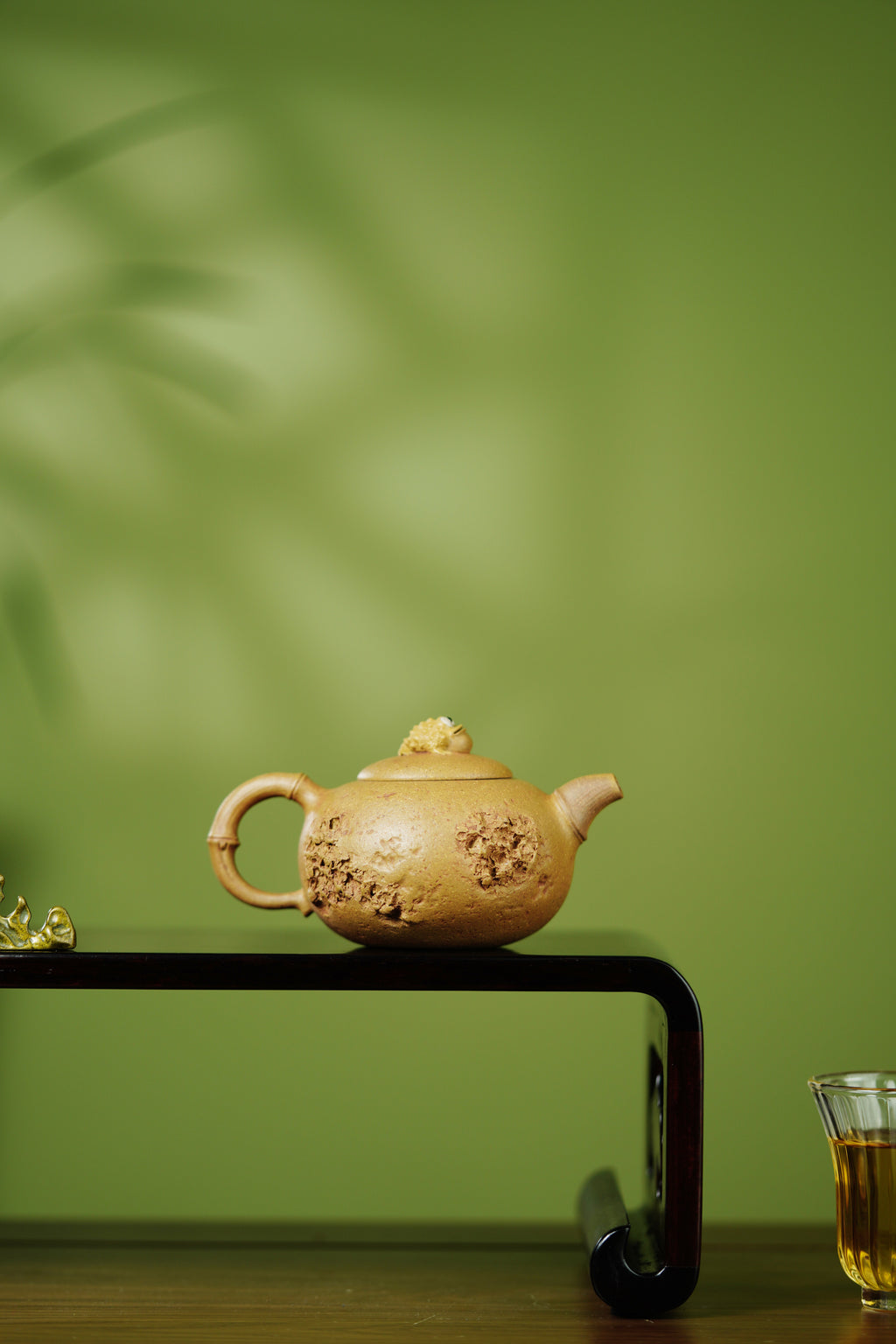 中国紫砂界原创花器艺术名家·陈真趣味臻品《见喜供春壶》藏礼双绝 未来可期 原矿优质老段泥·150cc
