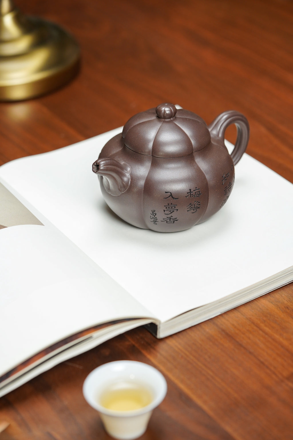 昌鸿紫砂 礼藏至尊｜双国大师李昌鸿臻品《筋纹圆仕壶》收藏送礼皆宜重器  原矿优质老紫泥·410cc