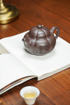 昌鸿紫砂 礼藏至尊｜双国大师李昌鸿臻品《筋纹圆仕壶》收藏送礼皆宜重器  原矿优质老紫泥·410cc