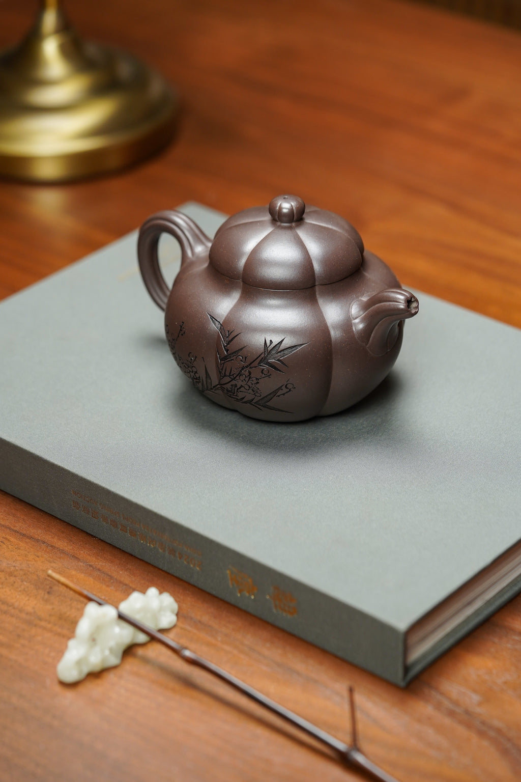 昌鸿紫砂 礼藏至尊｜双国大师李昌鸿臻品《筋纹圆仕壶》收藏送礼皆宜重器  原矿优质老紫泥·410cc
