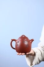 【传世紫砂 礼藏孤品】江建翔大师嫡传·杜益君扛鼎之作《秦权·听松壶》藏界臻选 原矿优质底槽清·500cc