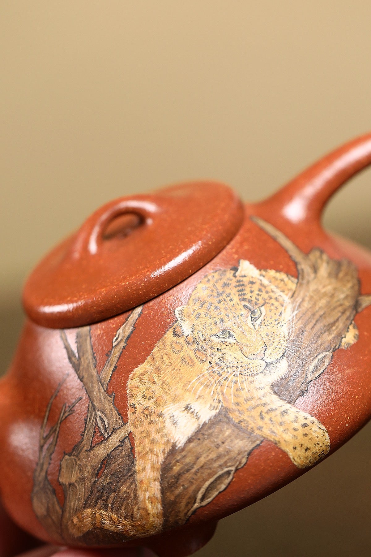 藏界稀缺 紫砂臻品 紫砂四小龙江建翔嫡传·杜益君巅峰佳作《子冶石瓢》原矿优质降坡泥·260cc