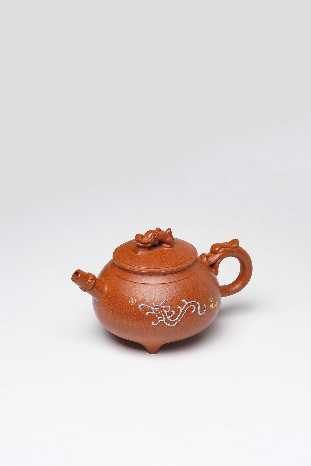 【Cang Purple Sand Peak Gift of a Timeless Heavyweight】The Pinnacle of the Purple Sand World · National Master of Intangible Cultural Heritage Qiu Yulin | Hall-level Top Luxury Masterpiece "Dragon Cauldron Teapot" Made from High-Quality Original Mine Gold Jiangpo Clay · 280cc