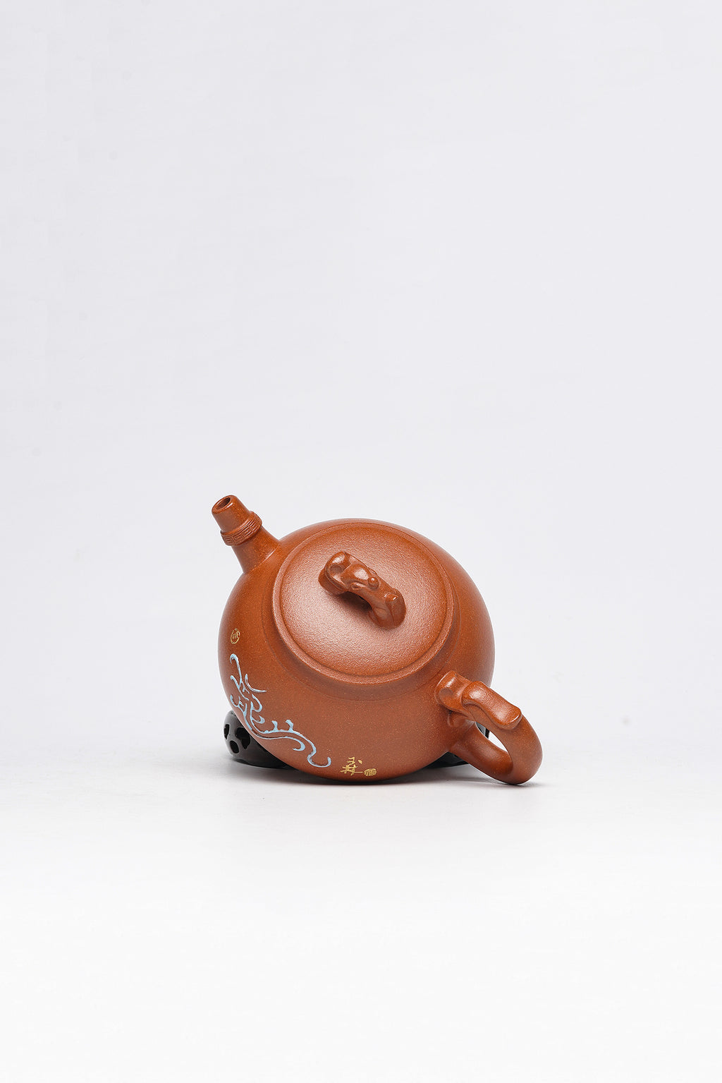 【Cang Zisha Pinnacle Gift of a Timeless Treasure】The pinnacle of the Zisha world · National Master of Intangible Cultural Heritage Qiu Yulin | Hall-level top luxury masterpiece "Dragon Ding Pot" made from high-quality original mine gold降坡 clay · 280cc