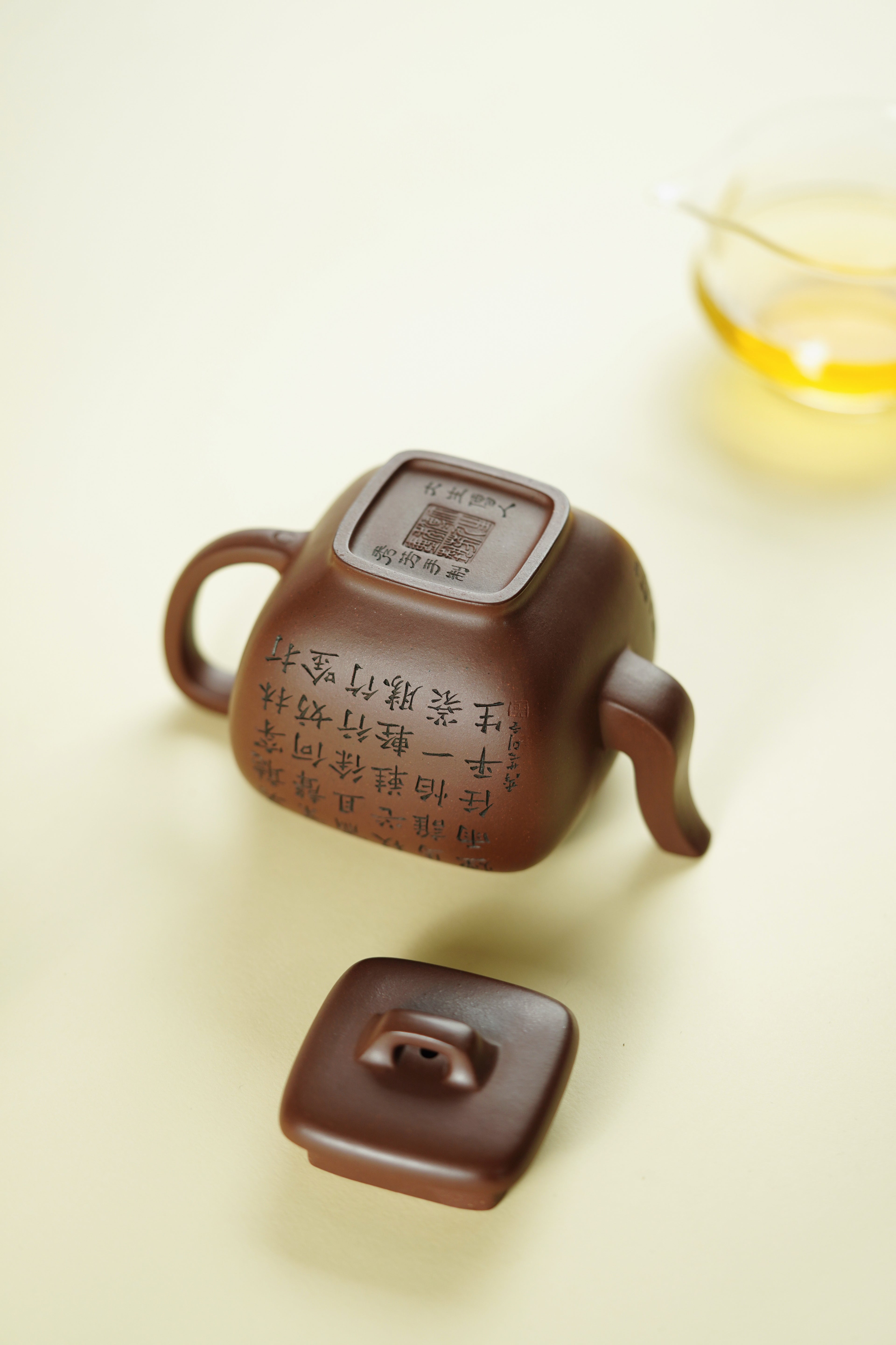 百年传承 紫砂世家｜大生壶第四代嫡传·范秀芳紫砂臻品《四方宫灯壶》原矿优质底槽清·300cc
