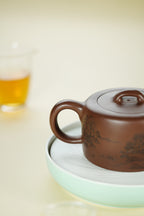 范大生嫡脉｜范秀芳制 范伟群装饰｜双省大师联诀紫砂臻品《云柱壶》原矿优质紫泥·450cc