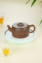 范大生嫡脉｜范秀芳制 范伟群装饰｜双省大师联诀紫砂臻品《云柱壶》原矿优质紫泥·450cc