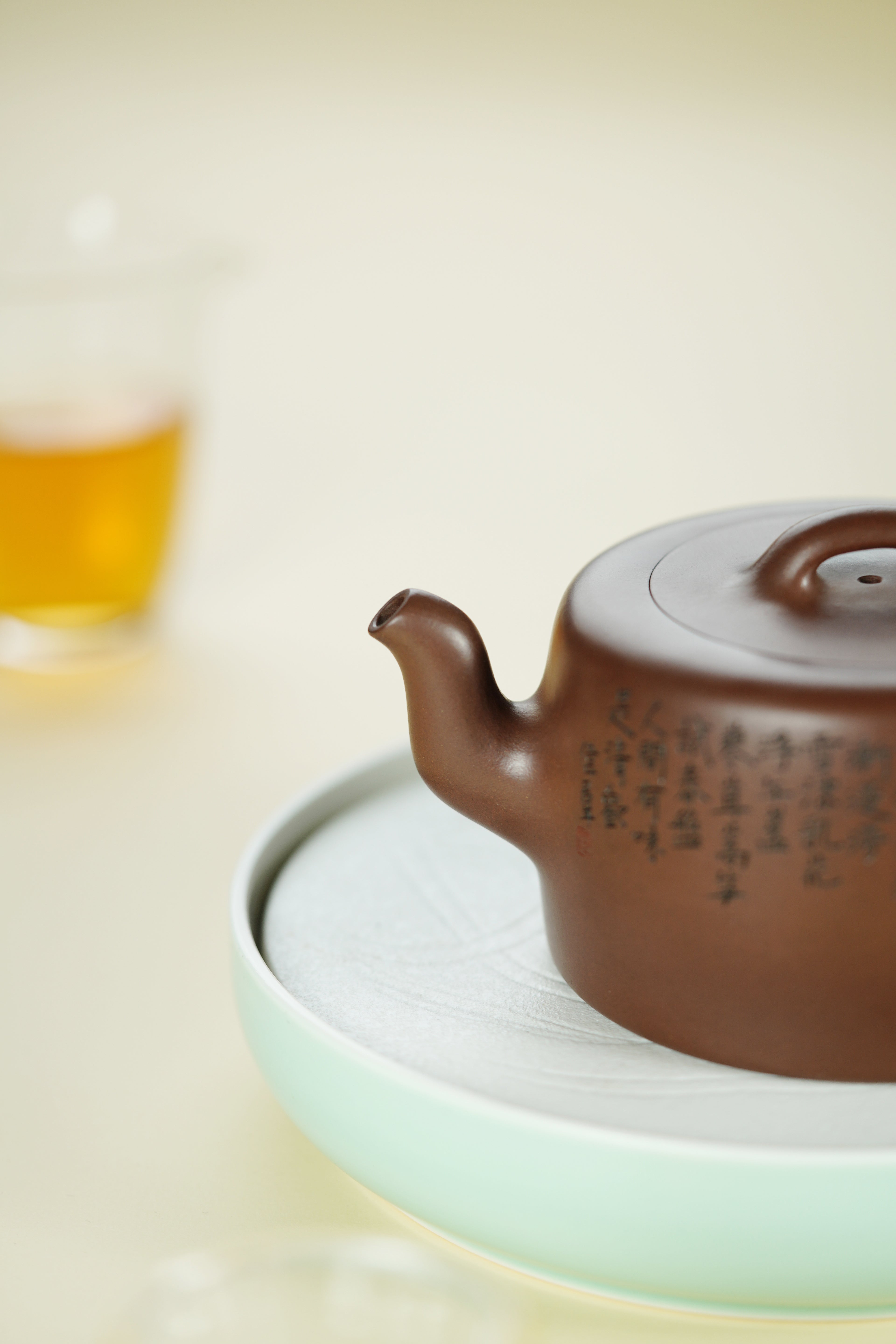 范大生嫡脉｜范秀芳制 范伟群装饰｜双省大师联诀紫砂臻品《云柱壶》原矿优质紫泥·450cc