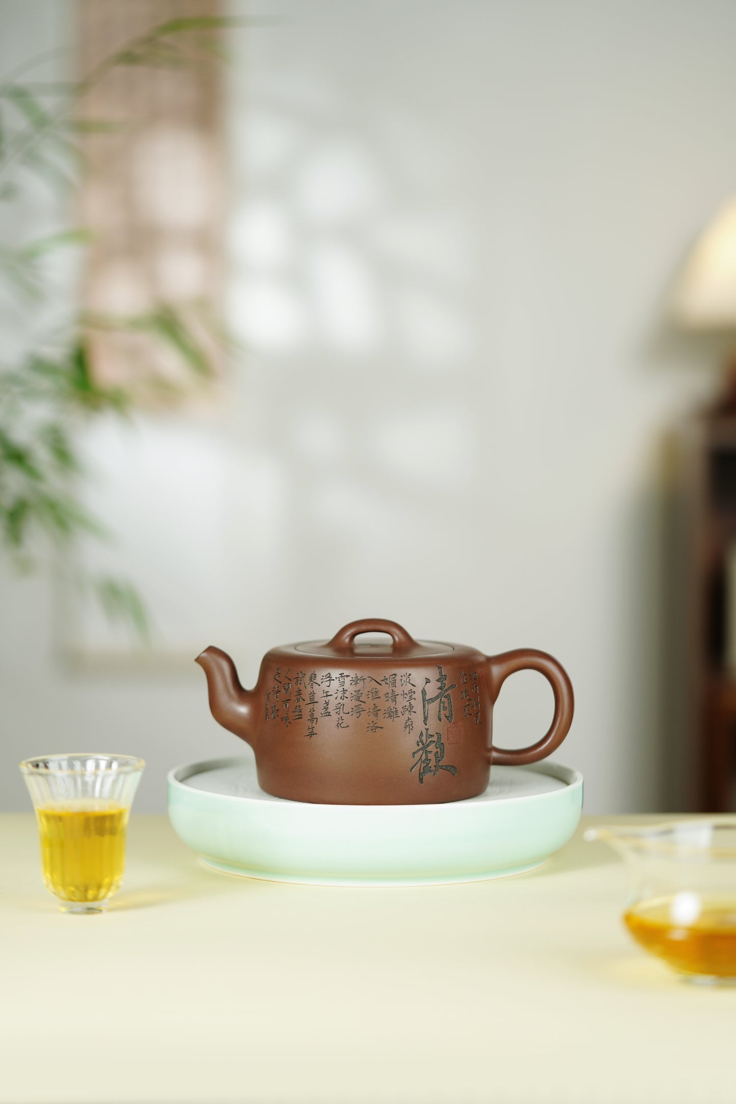 范大生嫡脉｜范秀芳制 范伟群装饰｜双省大师联诀紫砂臻品《云柱壶》原矿优质紫泥·450cc