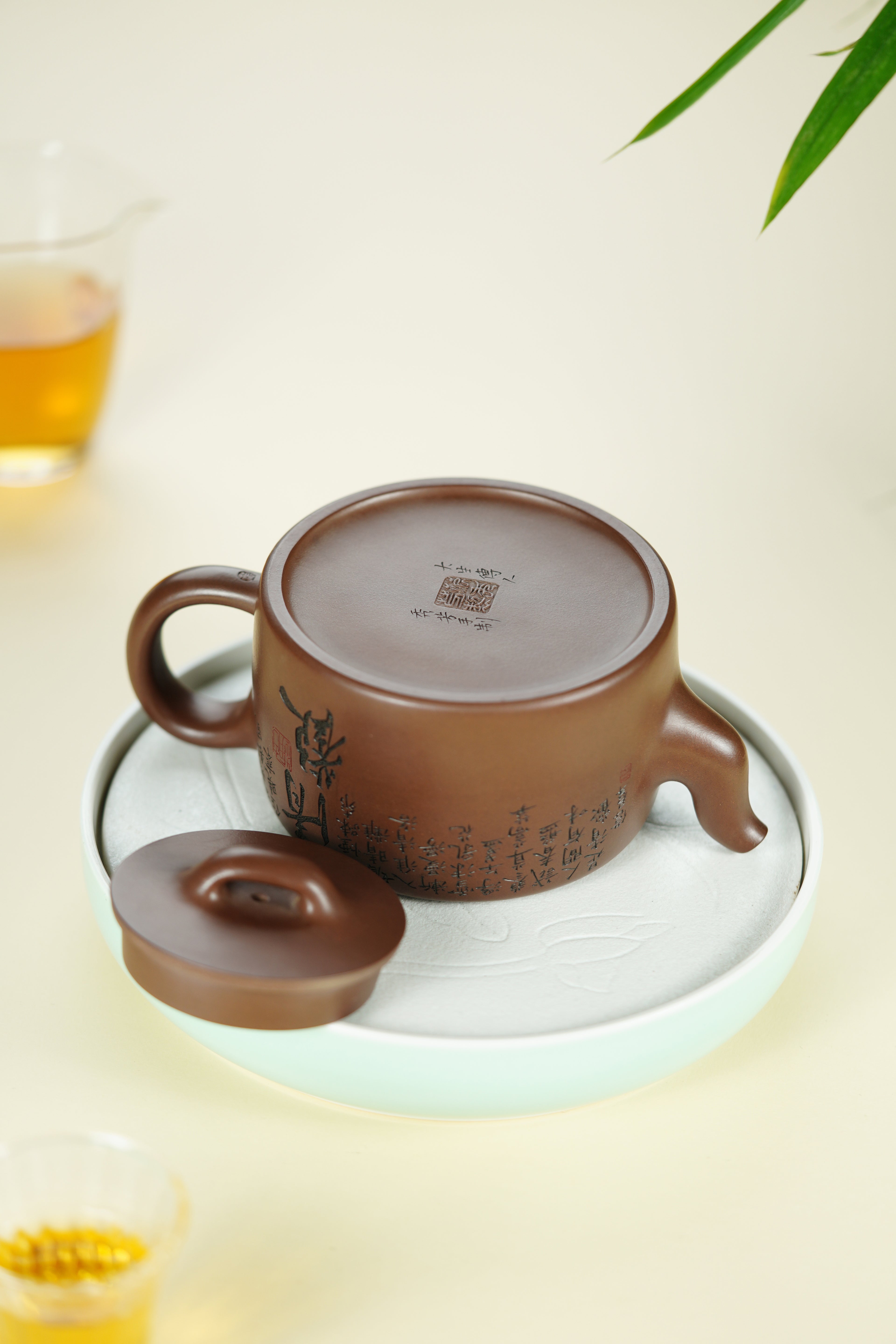 范大生嫡脉｜范秀芳制 范伟群装饰｜双省大师联诀紫砂臻品《云柱壶》原矿优质紫泥·450cc