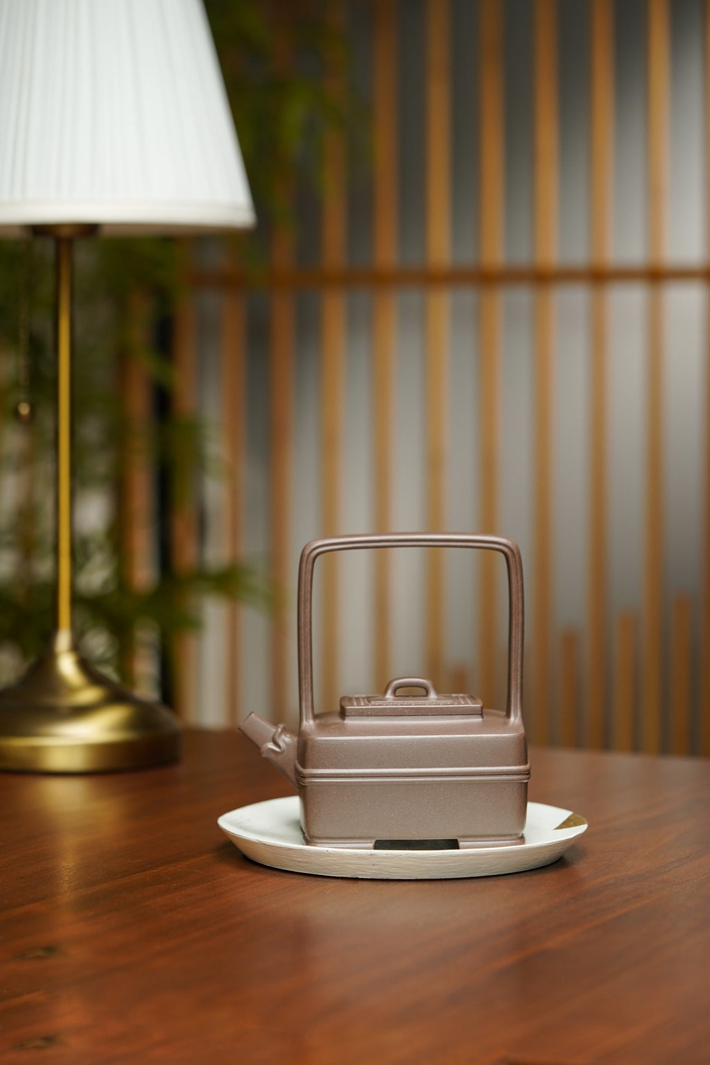 耿浩文案，耿浩方器 礼藏双绝｜紫砂界80后方器巨匠巅峰臻品《龙头玉璧提梁壶》原矿优质纯紫老泥·520cc