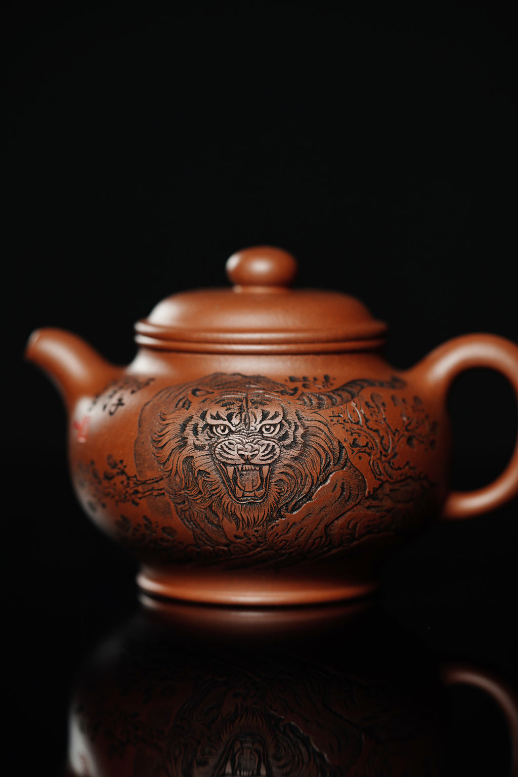 中華神刀·刻繪巔峰｜楊喜雨大師頂流珍品《掇只壺》十二生肖虎 原礦優質底槽清·280cc
