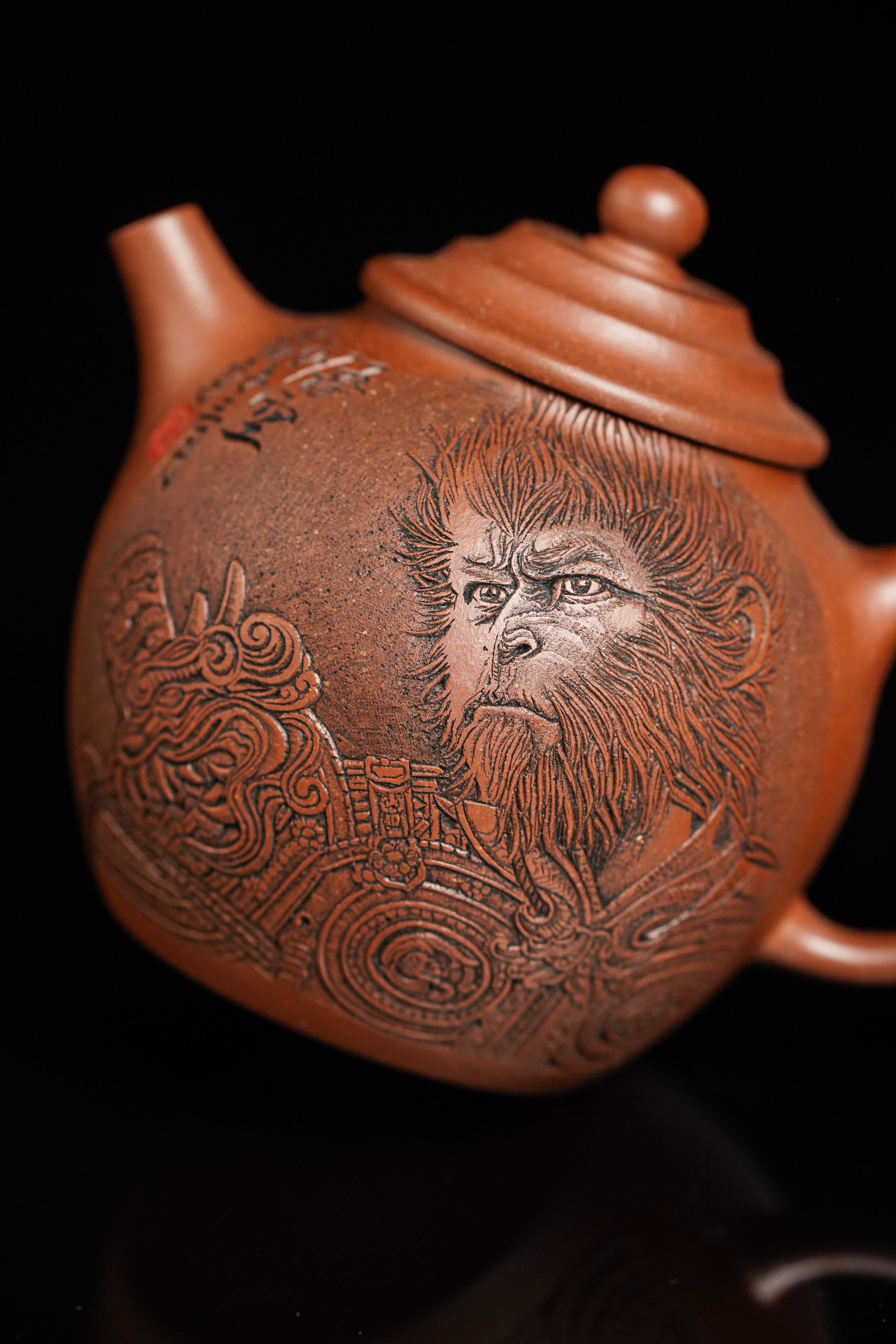 中华神刀·刻绘巅峰｜杨喜雨大师顶流臻品《橄榄壶》原矿优质底槽清·160cc