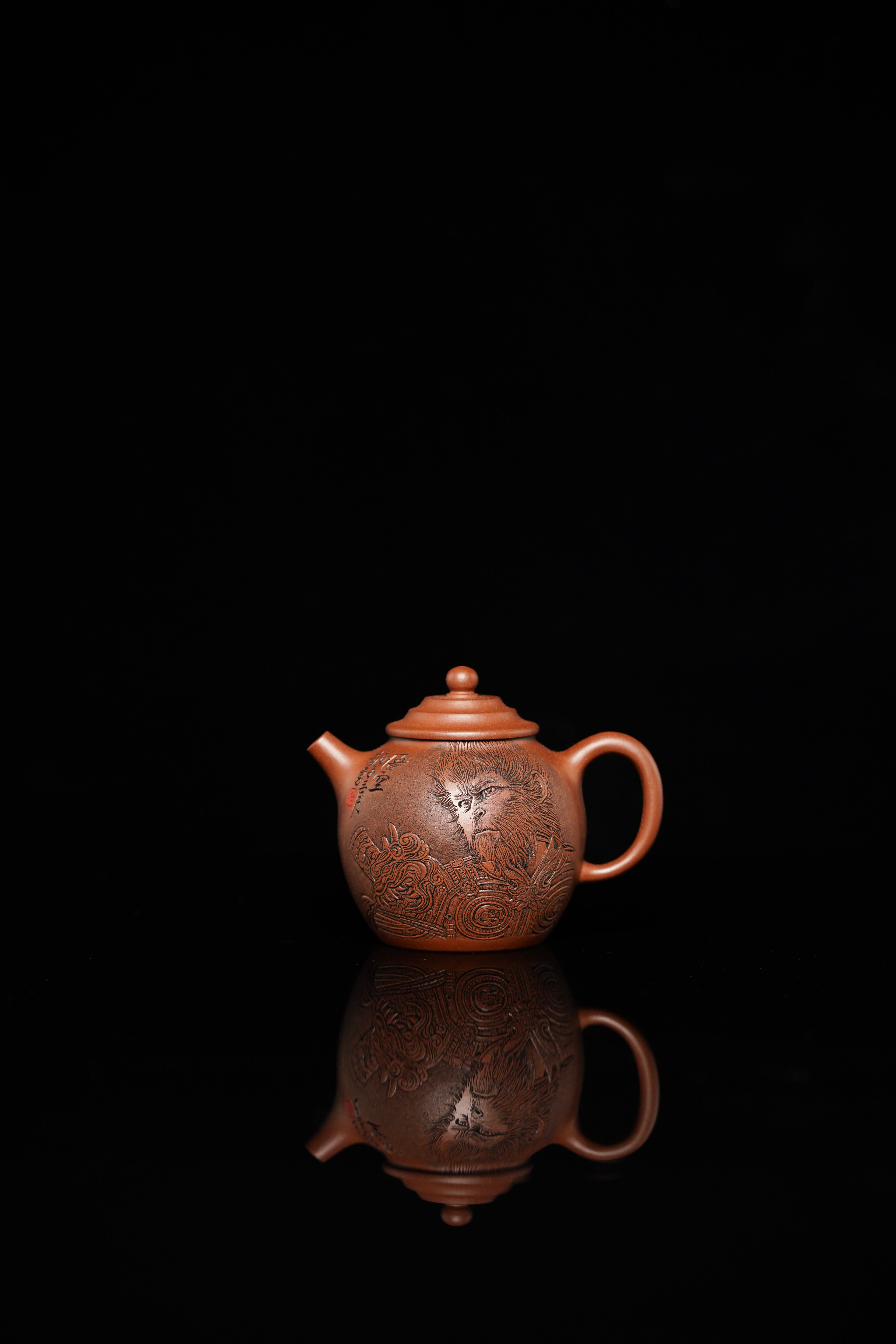 中华神刀·刻绘巅峰｜杨喜雨大师顶流臻品《橄榄壶》原矿优质底槽清·160cc