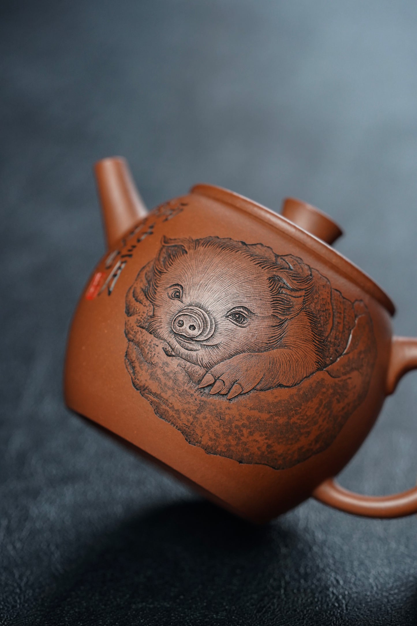 中华神刀·刻绘巅峰｜杨喜雨大师顶流臻品《巨轮壶》十二生肖 原矿优质底槽清·180cc