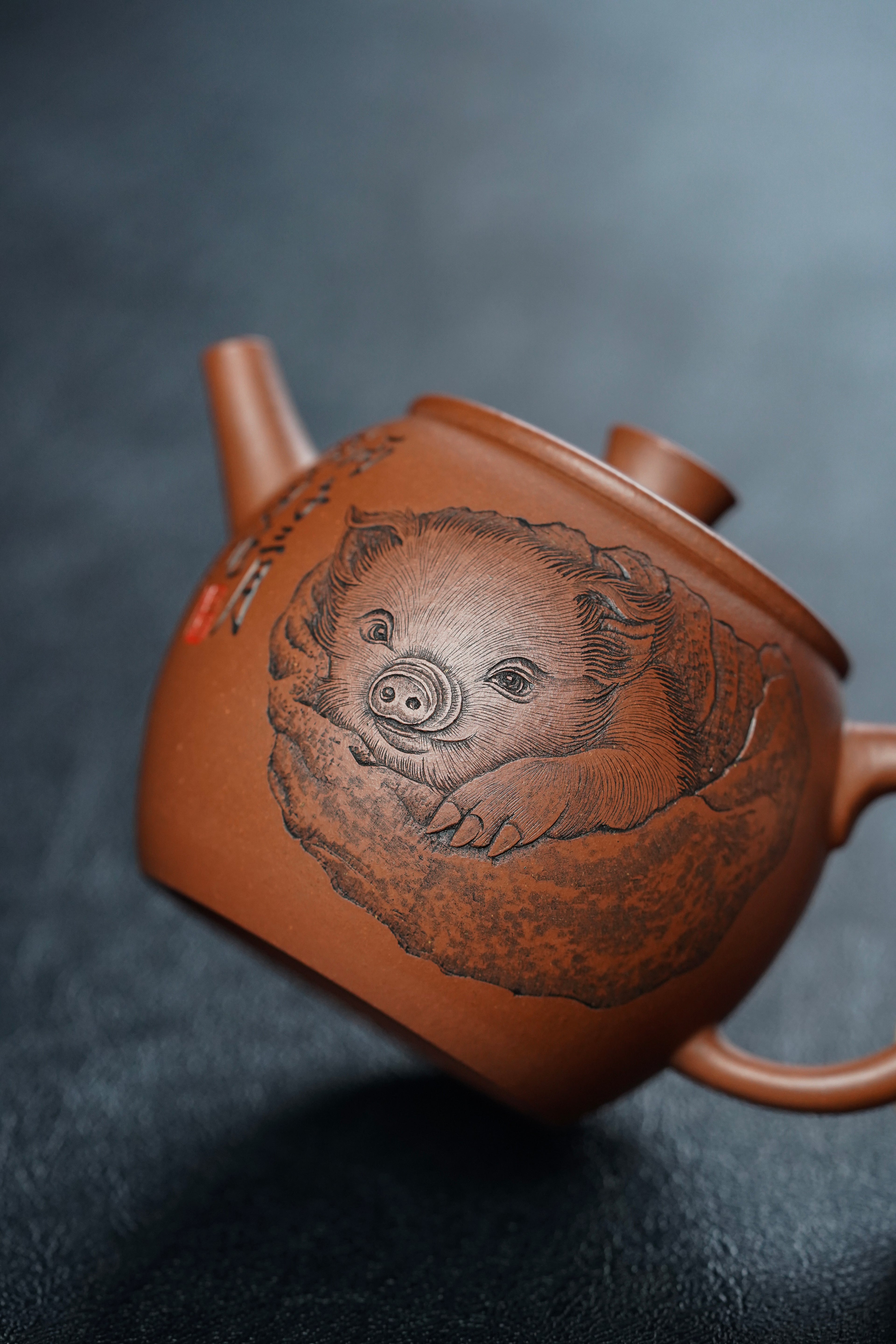 中华神刀·刻绘巅峰｜杨喜雨大师顶流臻品《巨轮壶》十二生肖 原矿优质底槽清·180cc