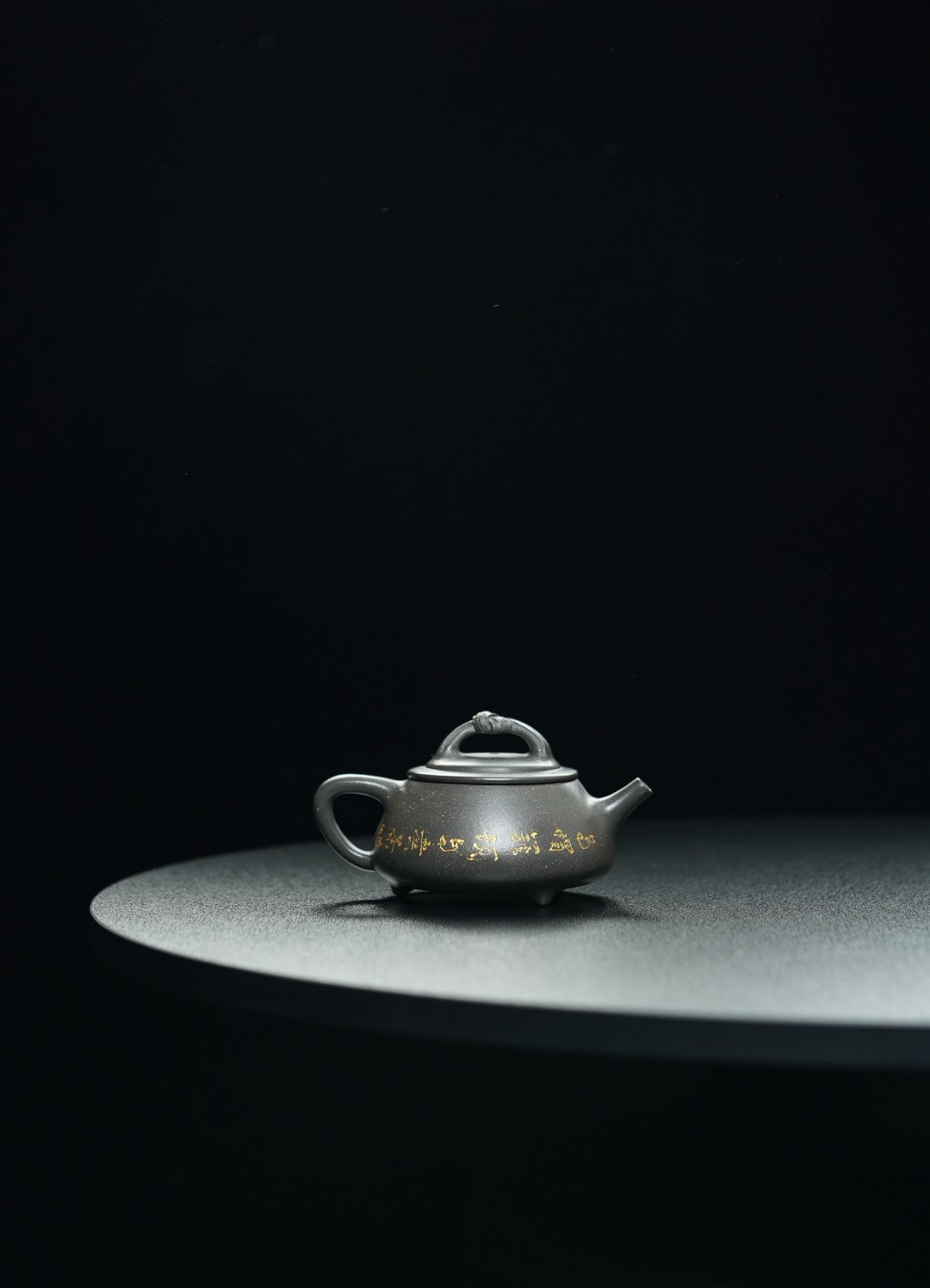 立之紫砂 礼藏至尊｜储立之大师传世典藏重器《包袱石瓢》优质 雪花青·180cc