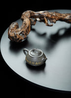立之紫砂 礼藏至尊｜储立之大师传世典藏重器《包袱石瓢》优质 雪花青·180cc