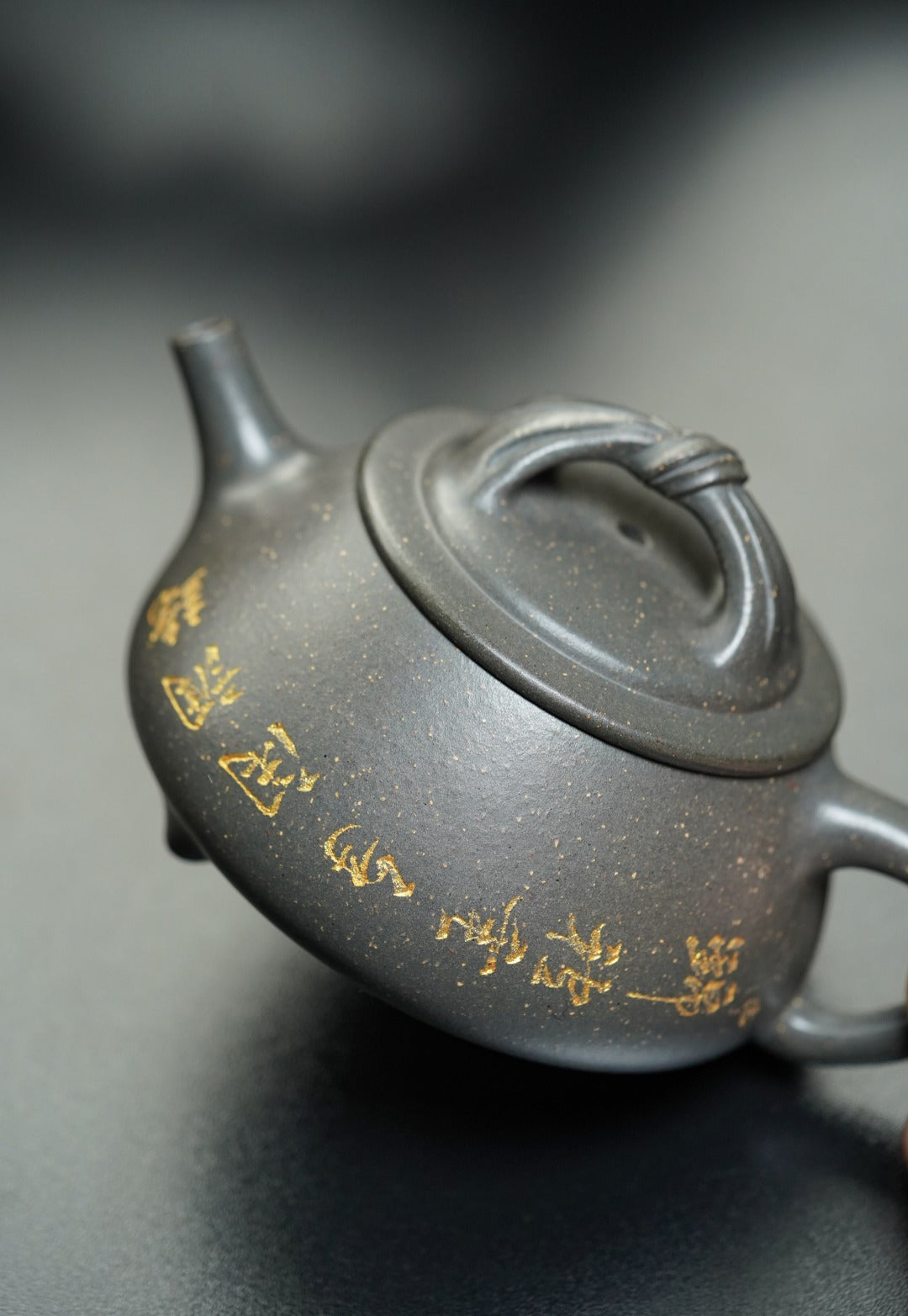 立之紫砂 礼藏至尊｜储立之大师传世典藏重器《包袱石瓢》优质 雪花青·180cc