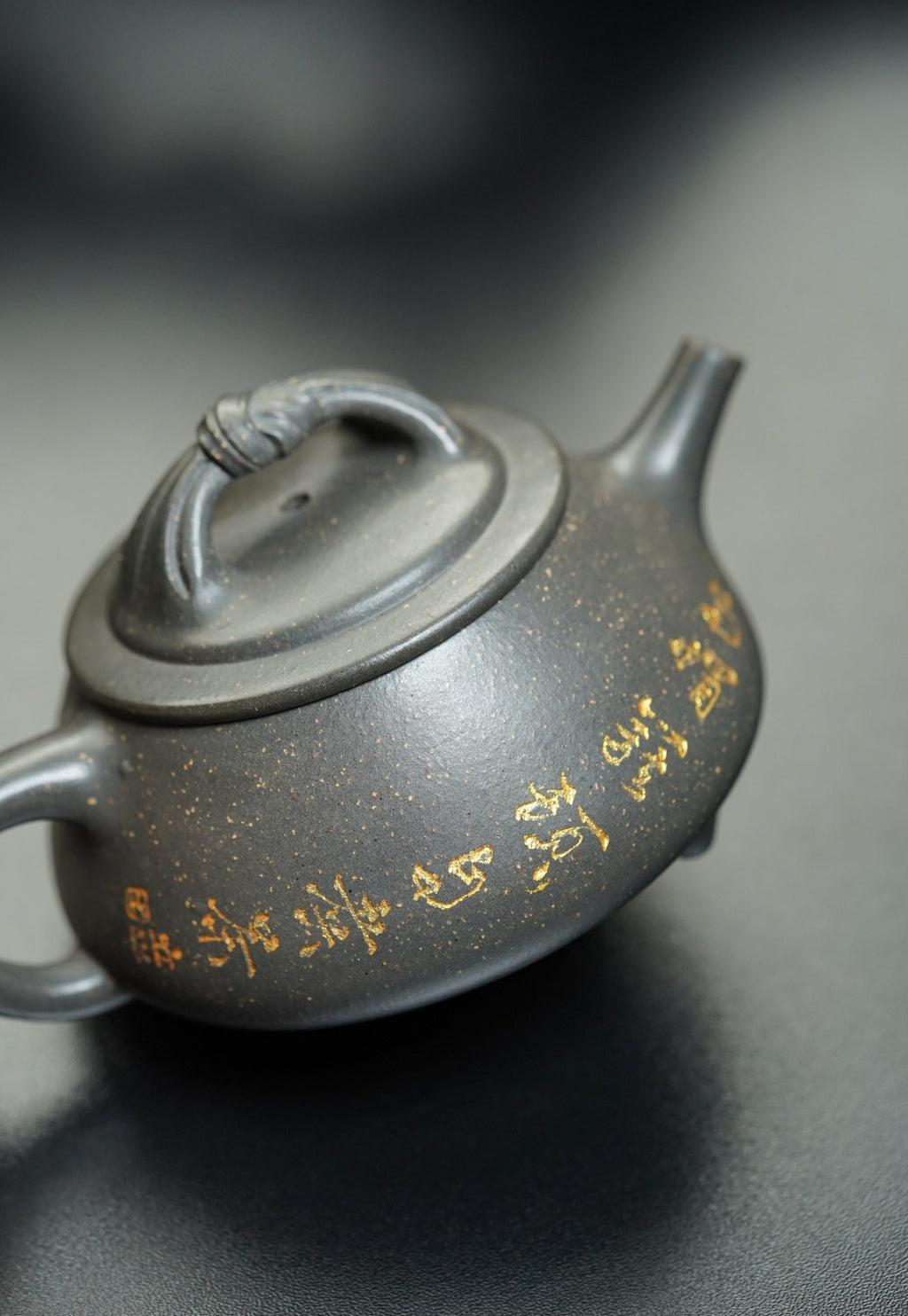立之紫砂 礼藏至尊｜储立之大师传世典藏重器《包袱石瓢》优质 雪花青·180cc