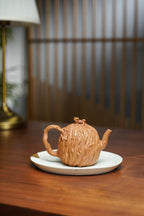 范泽锋高徒·邱爽紫砂潜力重器《流云供春壶》是您礼藏皆宜的高端艺术品 原矿优质黄金段·280cc