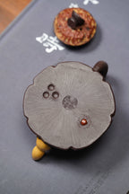 范泽锋高徒·邱爽紫砂潜力重器《莲藕壶》原矿优质老紫泥·160cc