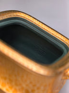 范泽锋高徒·邱爽紫砂潜力重器《竹段套组》优质苏门答腊青·260cc（黄金贝壳烧）