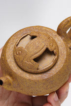 紫砂臻品·礼藏首选｜周建春大师扛鼎之作《云龙供春壶》原矿优质黄金砂·200cc