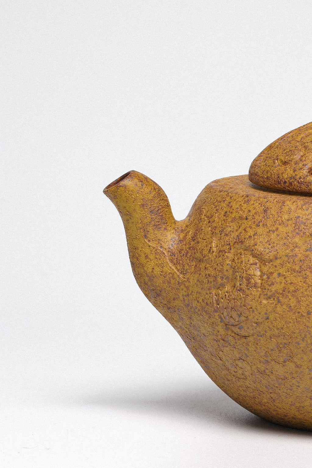 紫砂臻品·礼藏首选｜周建春大师扛鼎之作《云龙供春壶》原矿优质黄金砂·200cc