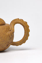紫砂臻品·礼藏首选｜周建春大师扛鼎之作《云龙供春壶》原矿优质黄金砂·200cc