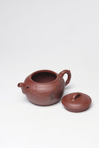 紫砂臻品·礼藏首选｜周建春大师扛鼎之作《竹韵壶》原矿优质底槽清·360cc