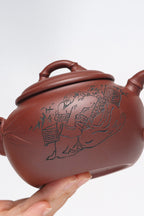 紫砂臻品·礼藏首选｜周建春大师扛鼎之作《竹韵壶》原矿优质底槽清·360cc