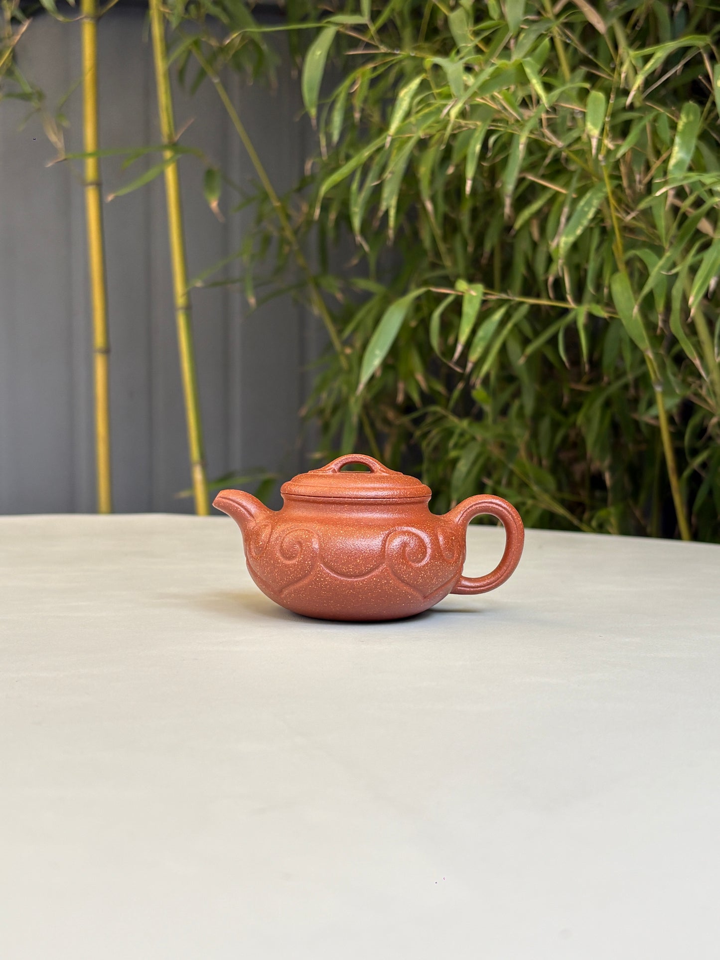 仿古如意壶｜实用小品茶器  ——原矿优质降坡泥·120cc ——著名紫砂艺人 路遥 精制