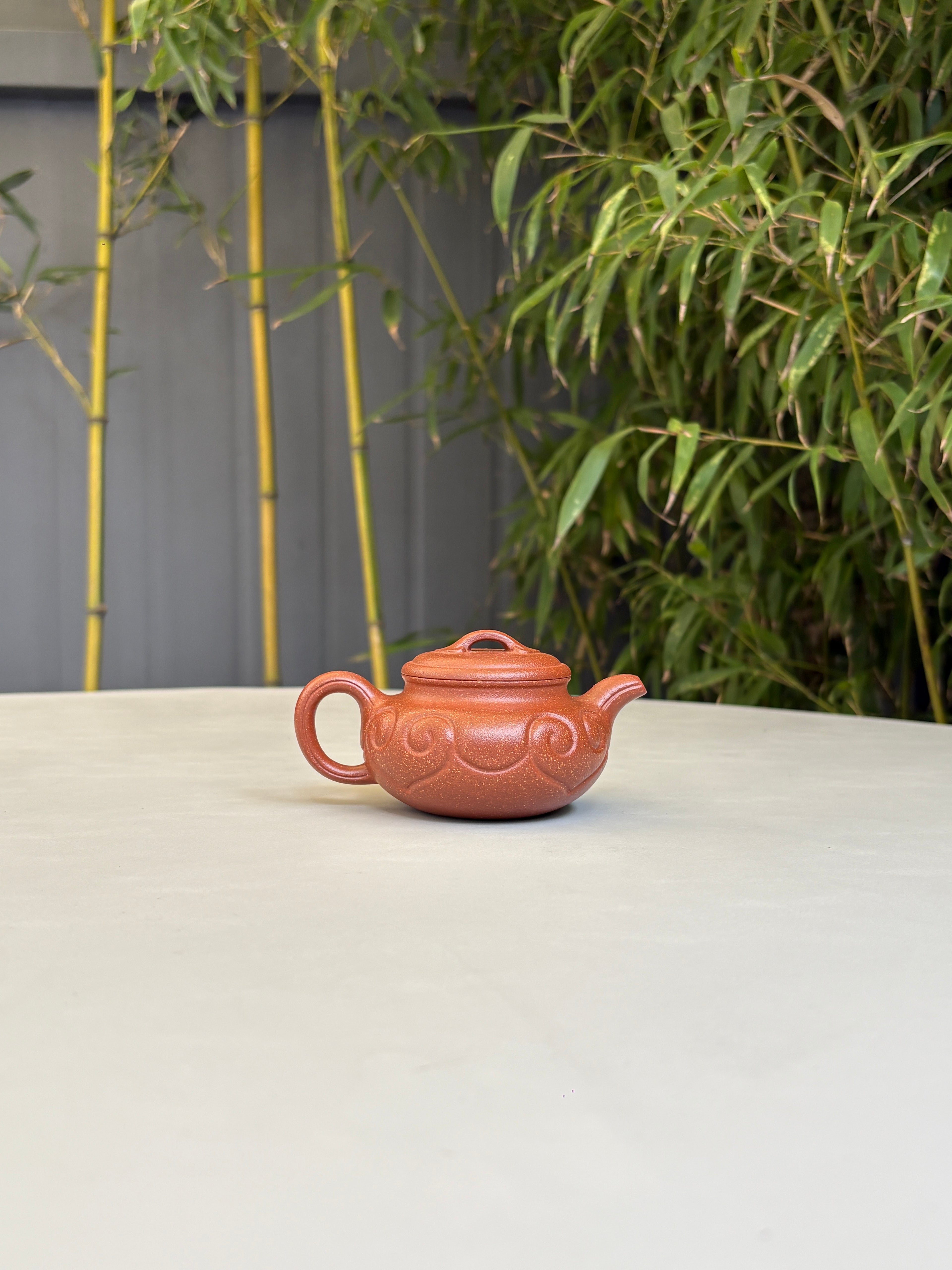 仿古如意壶｜实用小品茶器  ——原矿优质降坡泥·120cc ——著名紫砂艺人 路遥 精制