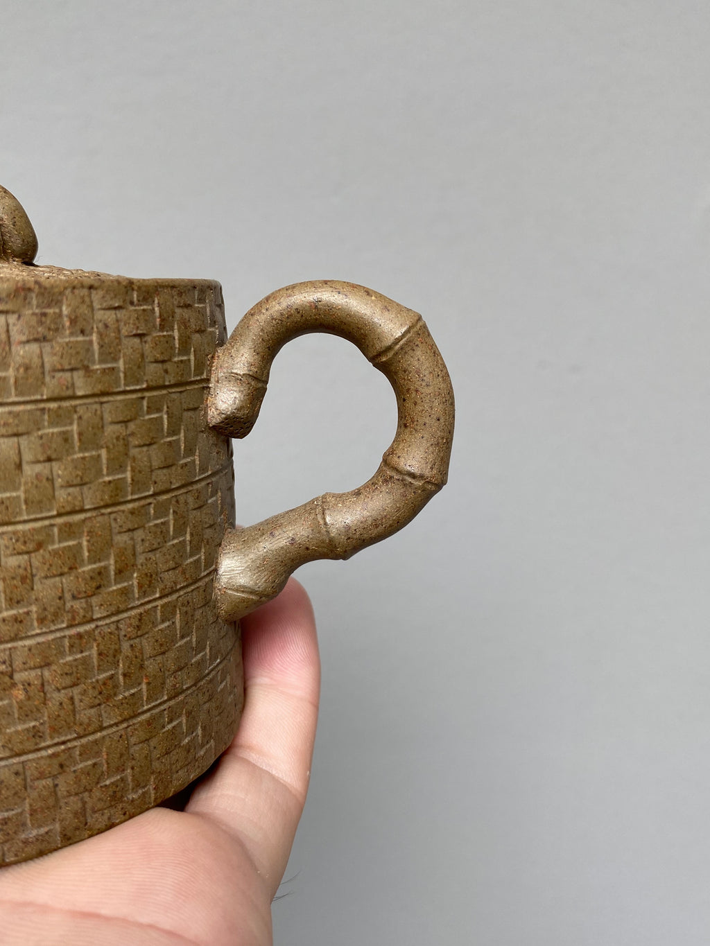 老艺人原创【鼠来宝】高性价比精品——原矿优质黄金段柴烧·280cc ——原创紫砂手艺人·朱红景