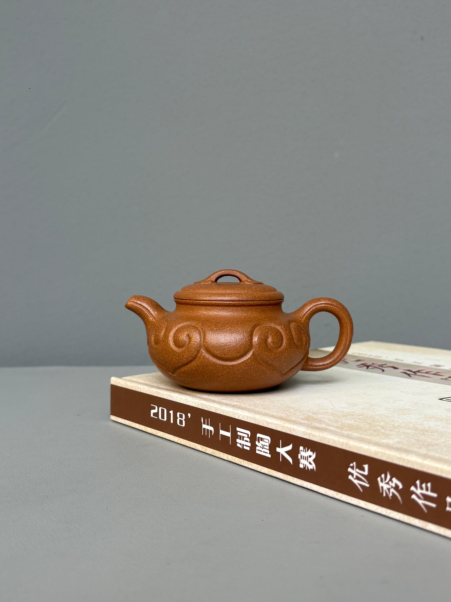 仿古如意壶｜实用小品茶器  ——原矿优质老段泥·120cc ——著名紫砂艺人 路遥 精制