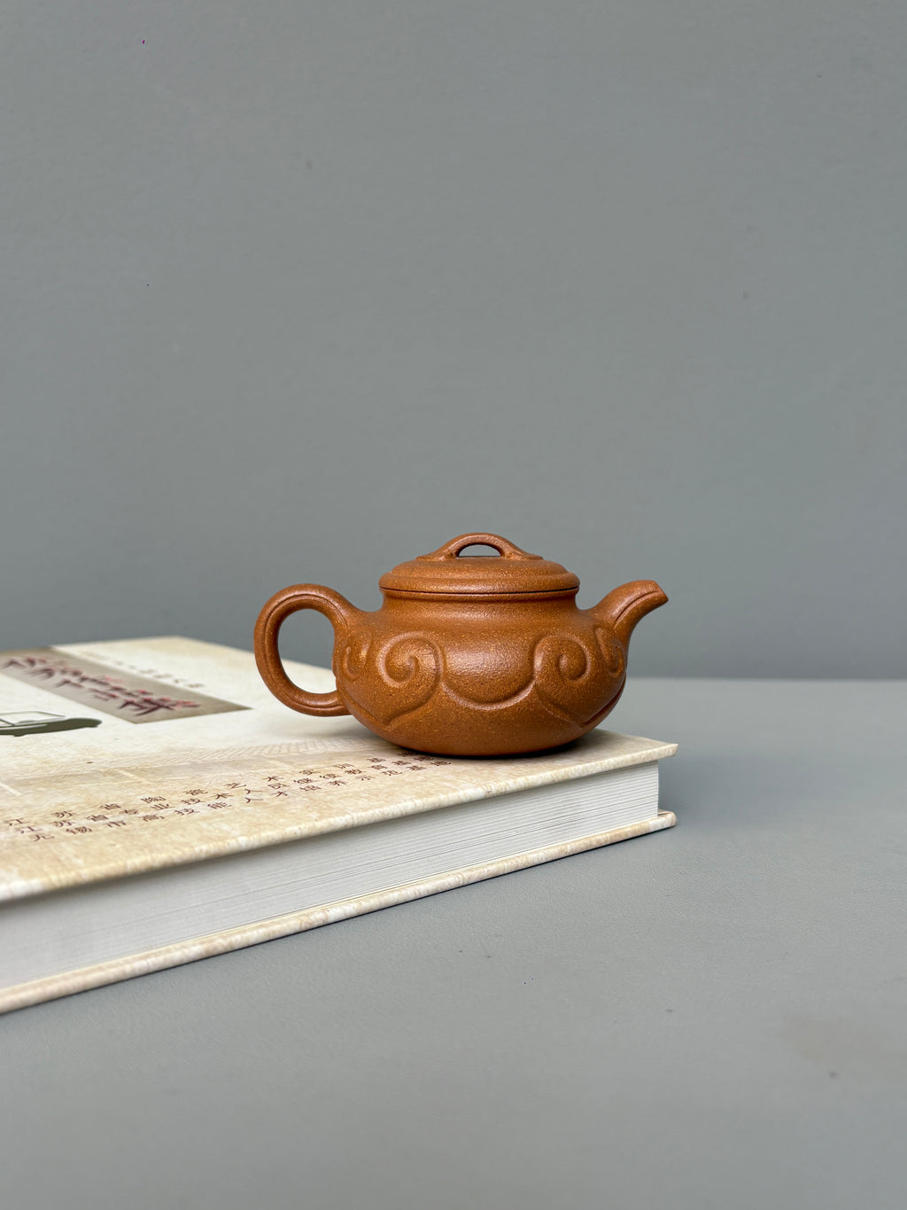 仿古如意壶｜实用小品茶器  ——原矿优质老段泥·120cc ——著名紫砂艺人 路遥 精制