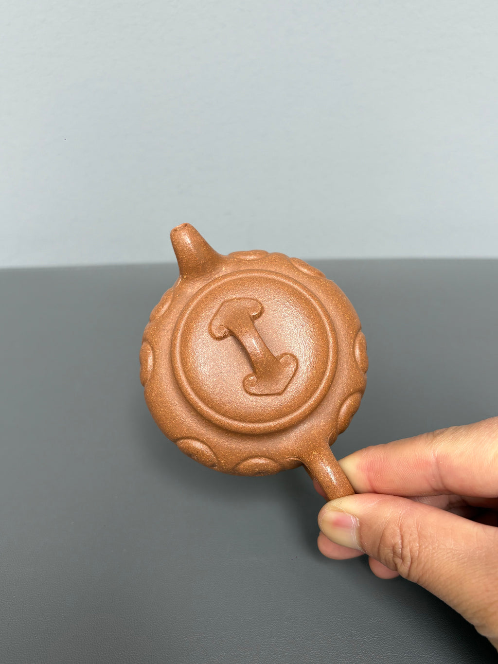 仿古如意壶｜实用小品茶器  ——原矿优质老段泥·120cc ——著名紫砂艺人 路遥 精制