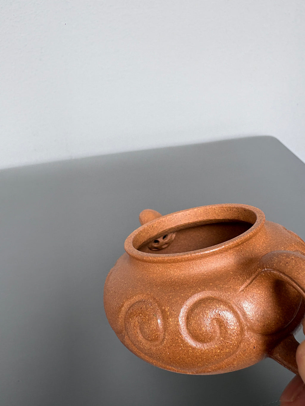 仿古如意壶｜实用小品茶器  ——原矿优质老段泥·120cc ——著名紫砂艺人 路遥 精制