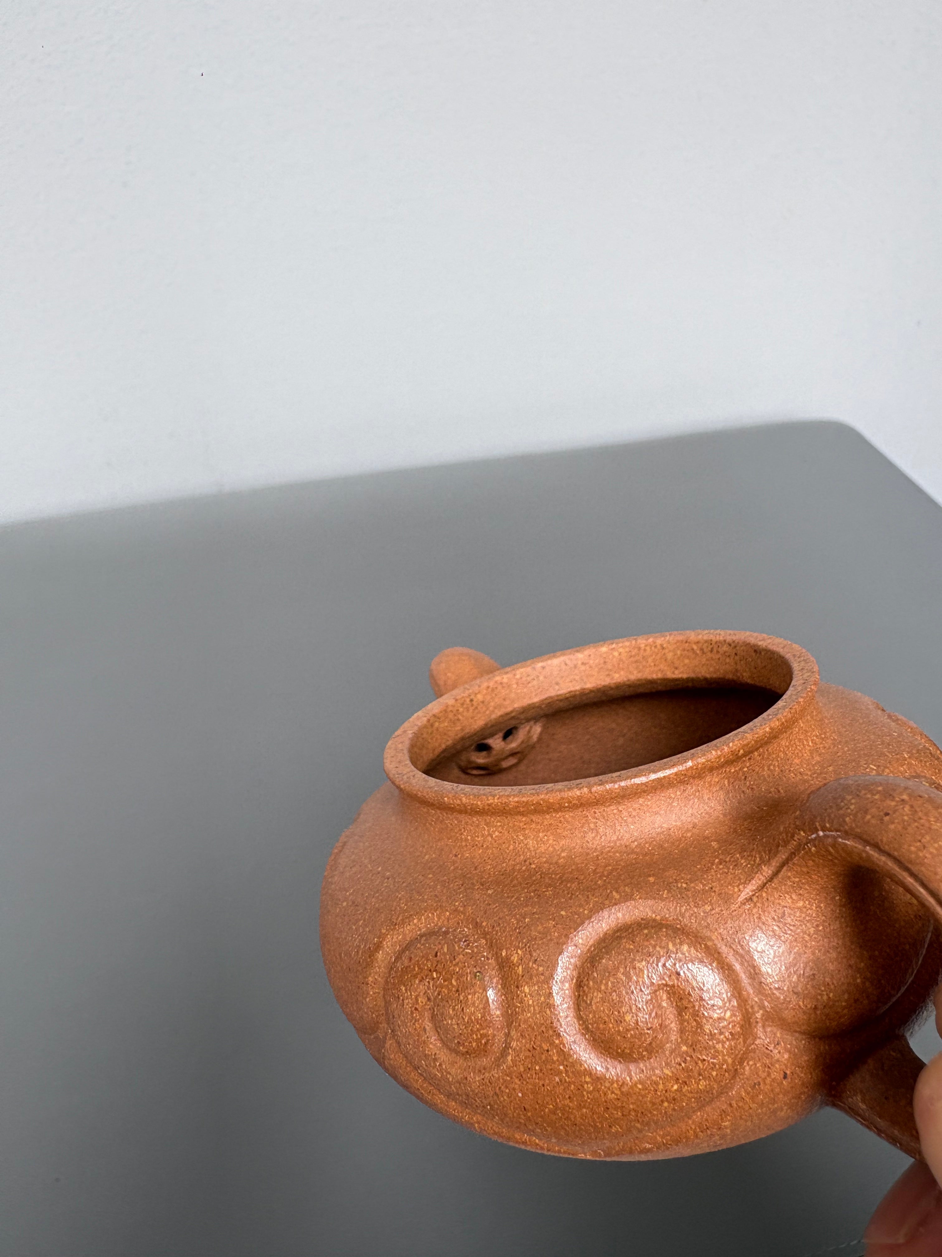 仿古如意壶｜实用小品茶器  ——原矿优质老段泥·120cc ——著名紫砂艺人 路遥 精制