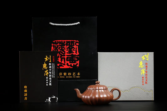 国工鉴藏【锦纹君德】刘老师家藏稀有天星泥 ——容量280cc 作者：刘惠萍（工艺美术师）