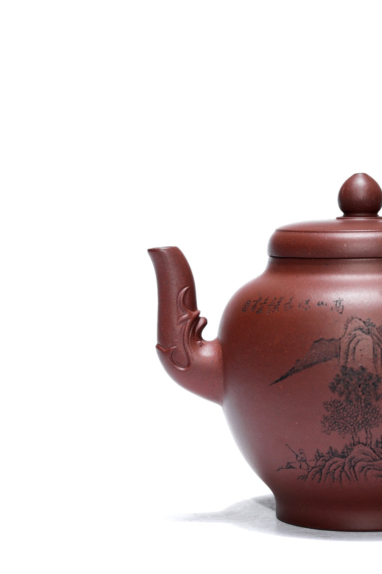 精工刻绘《龙头宫灯》工艺师精品佳作！ 原矿优质老紫泥·320cc 工艺美术师·王小妹 江苏省乡村技艺师·立禾刻